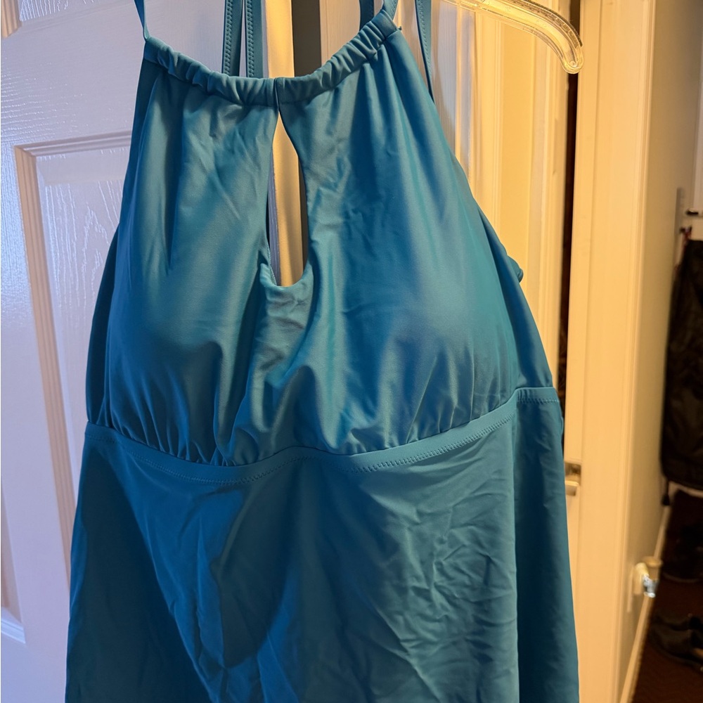 Raisins Curve Rosalie Keyhole Halter Tankini Top